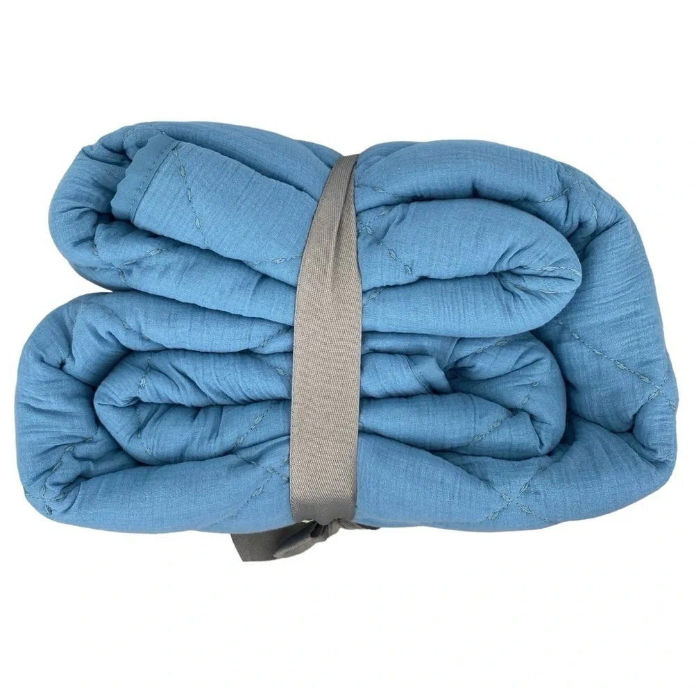 Better Homes & Gardens Blue Diamond Gauze Quilt Comforter Blanket